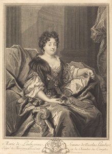 Laubespine Mária alkotó: Pierre Drevet after Nicolas de Largillierre