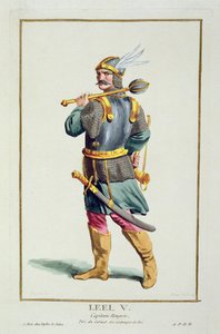 V. Leel a „Recueil des Estampes, Representant les Rangs et les Dignites, a Costume of All Existing Nations szerint”, 1780-ban megjelent (kézzel színezett metszet) alkotó: Pierre Duflos