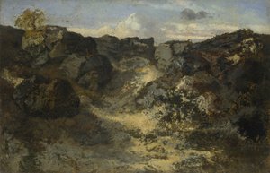 Sziklás táj, c. 1840 alkotó: Pierre Etienne Theodore Rousseau