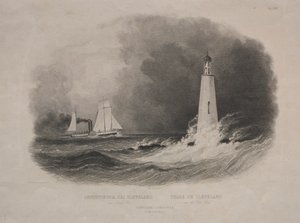 Világítótorony Clevelandben, Ohio államban, az Erie-tónál alkotó: Pierre Eugène I Aubert