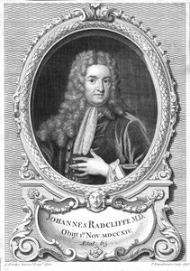 John Radcliffe angol orvos, 1747 alkotó: Pierre Fourdrinier