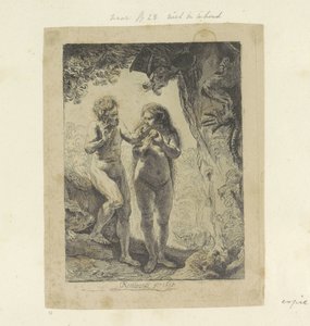 Ádám Évában Nyolcvanöt eredeti nyomat gyűjteménye (sorozat címe) alkotó: Pierre François Basan