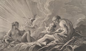 Szerelem oktatta Merkúr, 18. század. alkotó: Pierre François Basan