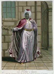 Kistar-Agassi (az eunuchok főnöke) portréja - in” 100 levente különböző nemzeteit ábrázoló gyűjtemény 1707-ben és 1708-ban” M. de Frriol, a király portai nagykövetének parancsára, és 1712-ben frissítették. -13 gondozásában M. Le H