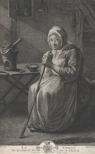 Az öregasszony, a vencei grófi hivatalból, 1782-97.