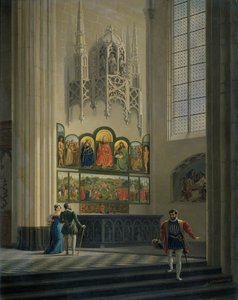 A van Eyck testvérek genti oltárképe a genti St Bavo katedrálisban alkotó: Pierre François De Noter