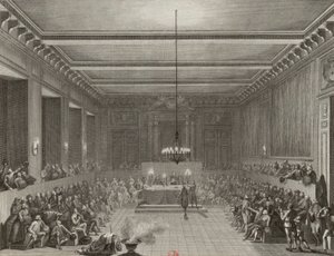 A párizsi kommün 1790. január 15-én kardot és polgári koronát adományoz C. J. W. Nesham angolnak.