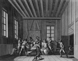 Jean-Paul Marat meggyilkolása, c. 1795