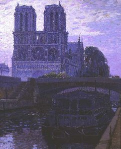 Notre Dame, Párizs (olaj, vászon) alkotó: Pierre Gaston Rigaud