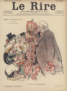Bismarck pirítósa. Illusztráció Le Rire