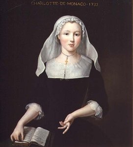 Charlotte Grimaldi monacói portréja