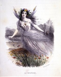 Tündér: La sylphide - a „Mitológiai nők”-ben, Mery és Foelix, ill. G. Staal, szerk. írta Gouet