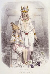 Ízisz és Ozirisz – a „Múzsák és tündérek” című művében, Mery és Foelix, ill. G. Staal, szerk. G. de Gonet alkotó: Pierre Gustave Eugene Staal