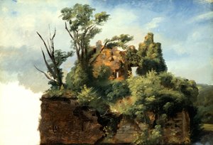 Táj romokkal, 1782-1785 körül (olaj, papír, vászon)
