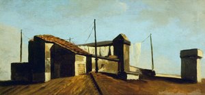 Római tetők a napon alkotó: Pierre-Henri de Valenciennes