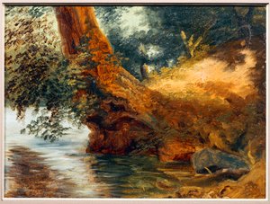 Sur la rive du lac de Nemi - A Nemi-tó partján ...