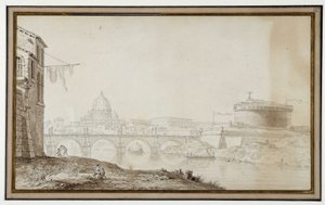 Kilátás a 17. századi római Saint Angelo kastélyra (Sant