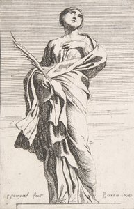 Álló női alak, kb. 1739-40., kb. 1739-40. alkotó: Pierre Ignace Parrocel