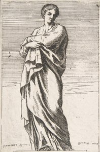 Álló női alak, kb. 1739-40., kb. 1739-40. alkotó: Pierre Ignace Parrocel