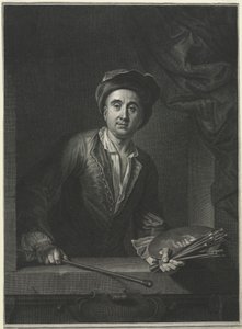 François de Troy, önarckép után.