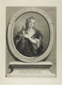 Adrienne Le Couvreur portréja alkotó: Pierre Imbert Drevet