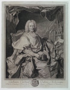 Guillaume Dubois bíboros (1650-1723) portréja