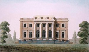 Wannegem kastélya Oudenaarde közelében, Pierre Jacques Goetghebuer „Válogatás a Holland Királyság legjelentősebb műemlékeiből, épületeiből és házaiból”, 1827-ben (akvatinta) (lásd még: 189235)