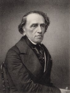 Giacomo Meyerbeer 1791-1864, 1865 zeneszerző portréja. alkotó: Pierre Lanith Petit