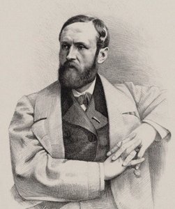 Louis James Alfred Lefébure-Wely orgonaművész és zeneszerző portréja 1817-1869, 1860. alkotó: Pierre Lanith Petit