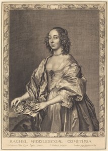 Rachel, Middlesex grófnője alkotó: Pierre Lombard after Sir Anthony van Dyck