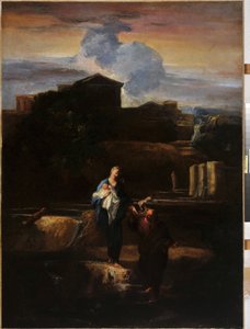 Repülés Egyiptomba. Pierre Louis Cretey festménye (Pierre-Louis Cretey alkotó: Pierre Louis Cretey or Cretet