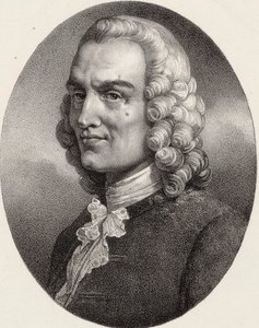 Jean-Philippe Rameau zeneszerző portréja 1683-1764. alkotó: Pierre Louis Henri Grevedon