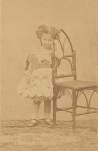 Rusztikus szék, 1860-as évek. alkotó: Pierre Louis Pierson