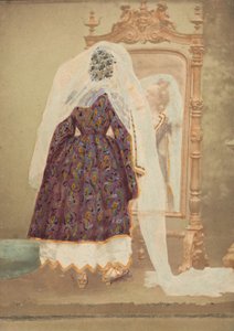 [A grófnő arany pikéruhában, mint Judit], 1860-as évek. alkotó: Pierre Louis Pierson