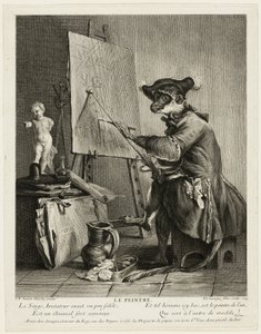 A majomfestő alkotó: Pierre Louis de Surugue