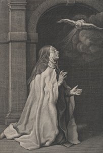 Avilai Szent Teréz galamb látomása, kb. 1650.