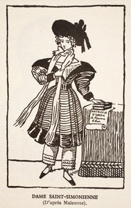 Lady Saint-Simonienne alkotó: Pierre Maleuvre