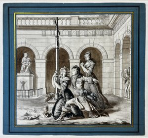 XIV. Lajos könyörög Louise de La Vallière-nek a chaillot-i karmelita kolostorban