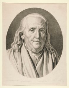 Benjamin Franklin, Jean-Antoine Houdon szobra után alkotó: Pierre Michel Alix