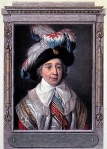 Francia forradalom: Paul de Barras (1755-1829) francia politikus portréja. Alix Pierre Michel (1762 - 1817) metszete.