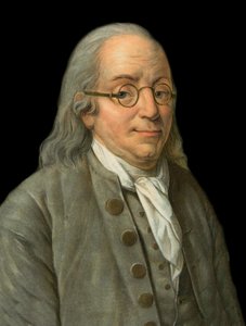 BENJAMIN FRANKLIN (1706-1790) amerikai nyomdász, kiadó, tudós, feltaláló, államférfi és diplomata portréja - Benjamin Franklin (1706-1790), amerikai fizikus, filozófus és politikus portréja - Pierre Michel Alix metszet