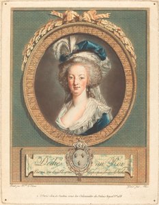 Marie-Antoinette királyné, c. 1789. alkotó: Pierre Michel Alix