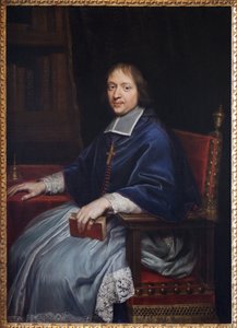 Jacques Benigne (Jacques-Benigne) Bossuet (1627-1704) portréja, amikor először nevezték ki Óvszer (Gers) eveque-jévé a könyvtárában. Pierre Mignard (1612-1695) festménye, olaj, vászon alkotó: Pierre Mignard
