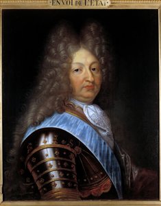 A Nagy delfin (1661-1711), XIV. Lajos fia portréja Pierre Mignard (1612-1695) festménye 17. századi nap. 0,60 X 0,73 m Troyes. Szépművészeti Múzeum alkotó: Pierre Mignard