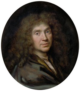 Moliére szerző portréja 1622-1673, 1658 körül alkotó: Pierre Mignard