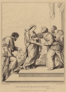 Mária és Erzsébet üdvözlete, Lukács alkotó: Pierre Mignard