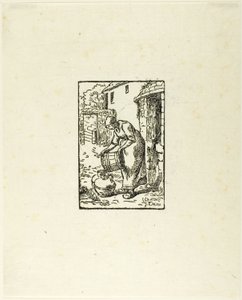 Nő töltő vizes kannák alkotó: Pierre Millet
