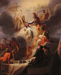 Nelson apoteózisa (olaj, vászon) alkotó: Pierre Nicolas Legrand