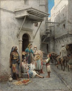 A fiatal virágárus; A fiatal virágárus alkotó: Pierre Outin