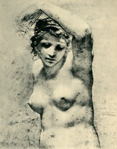 Egy karját felemelő női akt, c1800, „Marguerite”, 1943.
